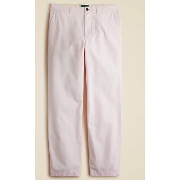 J Crew Mens Classic Trousers 34 x 32 Shell Pink NWT Chinos Pants BW595 J.Crew - Picture 1 of 5